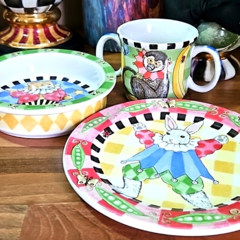 "Peas and Thank You" Childrens Dinnerware Set